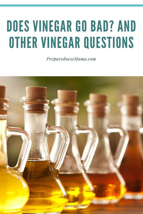 does unopened vinegar go bad.